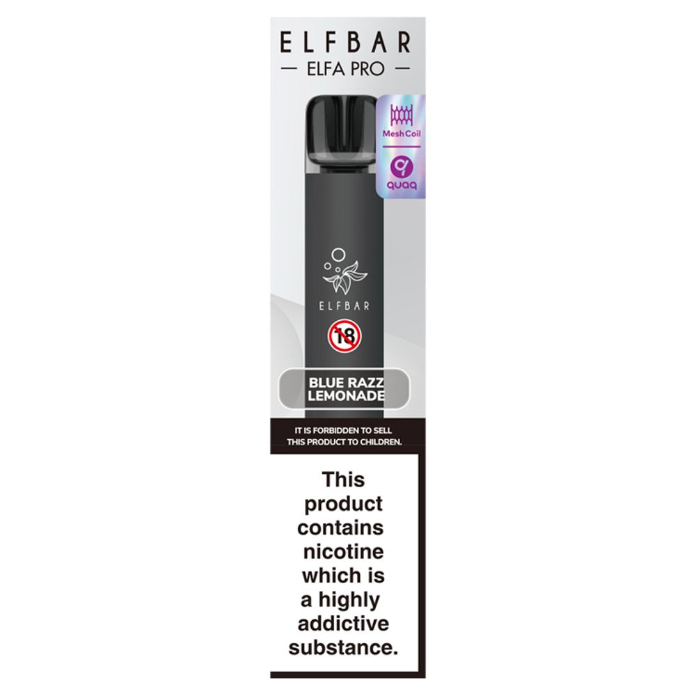 Elfbar Elfa Pro Blue Razz Lemonade Prefilled Pod Kit (2ml × 10 × 1)