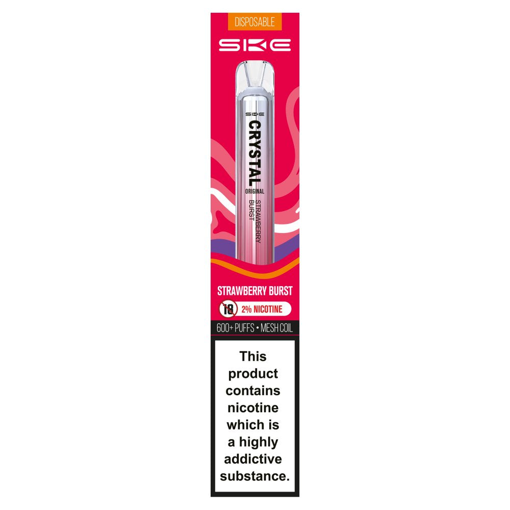 SKE Disposable Crystal Original Strawberry Burst (2ml × 10 × 1)