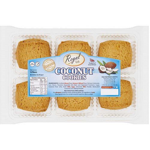 Regal BAKERY Coconut Cookies (12pk × 8)