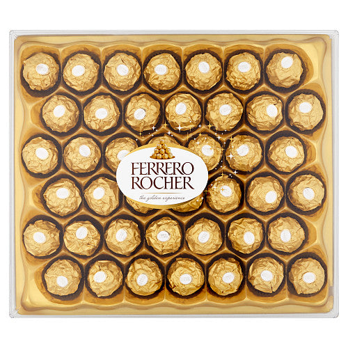 Ferrero Rocher Milk Chocolate Hazelnut Pralines Gift Box of Chocolates (T42 × 6)