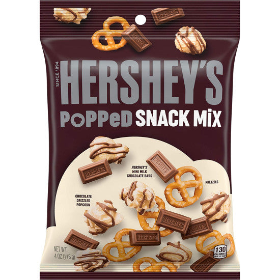 HERSHEY'S SNACK MIX POPPED PEG BAG