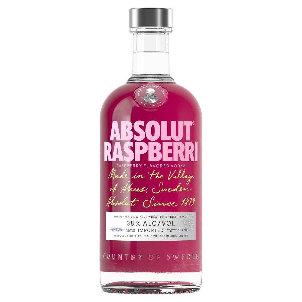 Absolut Raspberri Raspberry Flavoured Vodka 70cl (70Cl × 1)