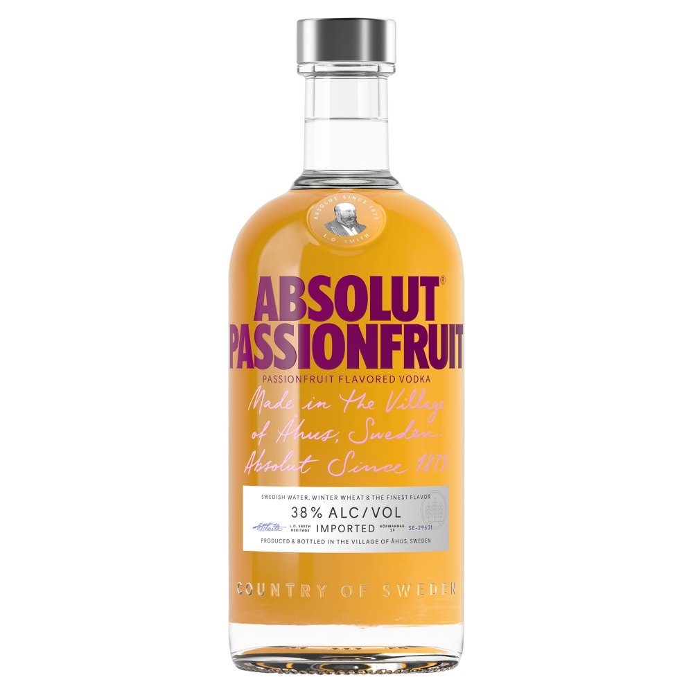 ABSOLUT Passionfruit Flavored Vodka 700ml (70Cl × 6)