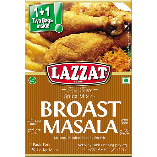 Lazzat Broast Masala (150g × 6 × 1)