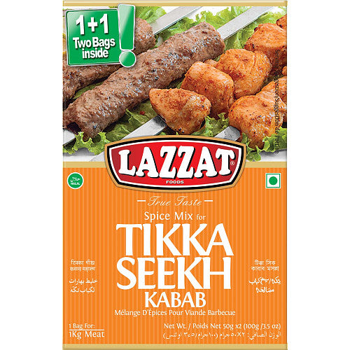 Lazzat Tikka Seekh Kabab (100g × 6 × 1)