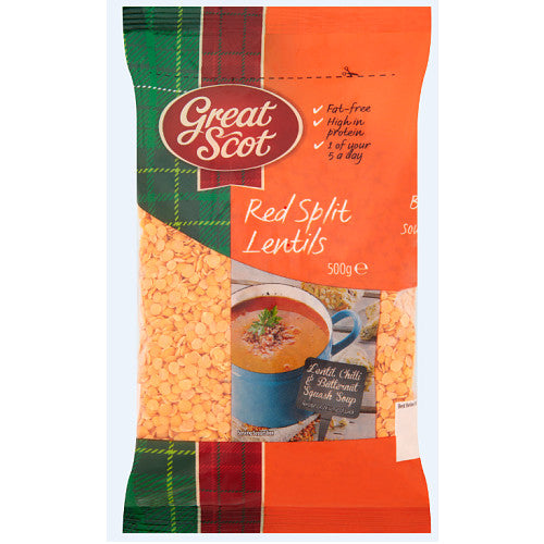Great Scott Red Split Lentil (500g × 5 × 1)