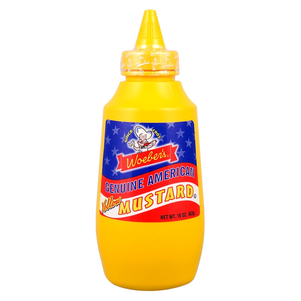 Woeber's Genuine American Yellow Mustard (453g × 6 × 1)