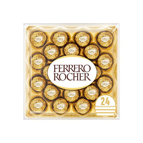 Ferrero Rocher Milk Chocolate Hazelnut Pralines Gift Box of Chocolates (T24 × 6)