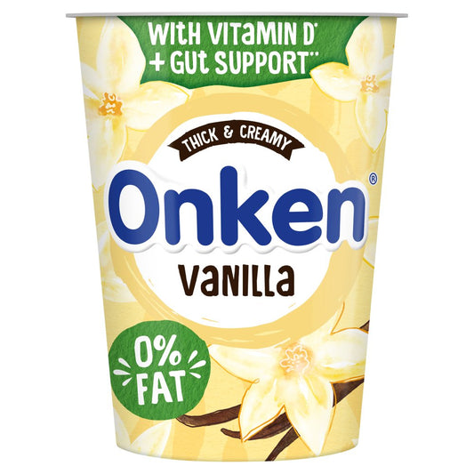 Onken 0% Fat Vanilla Yogurt (450g × 6)