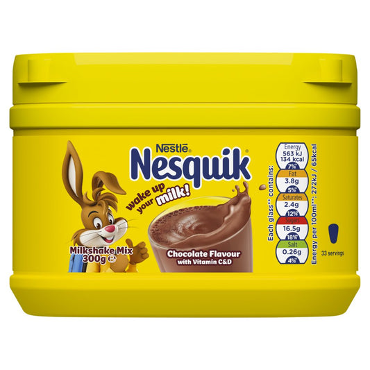 Nesquik Chocolate Flavoured Milkshake Mix 300g (300g × 10 × 1)