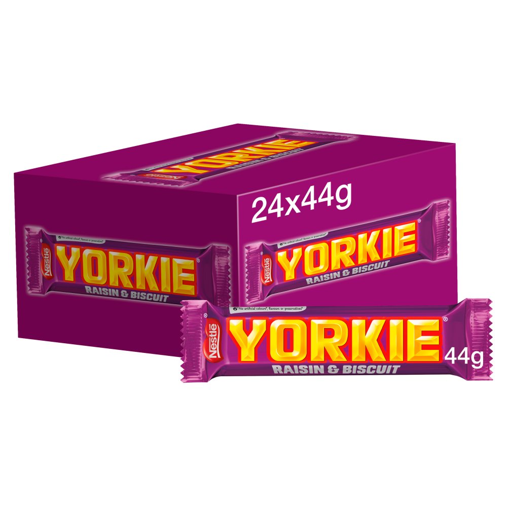 Yorkie Raisin & Biscuit Chocolate Bar (Std × 24 × 1)