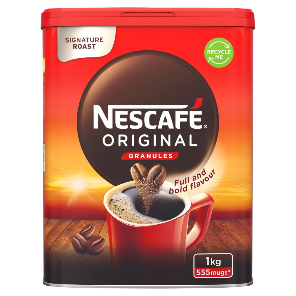 NESCAFE Original Instant Coffee 1kg Tin (1Kg × 3)