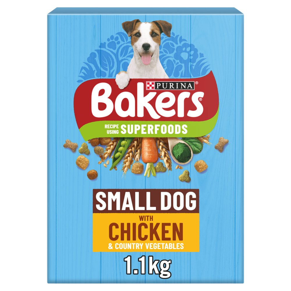 BAKERS Small Dog Chicken Dry Dog Food (1.1Kg × 1)