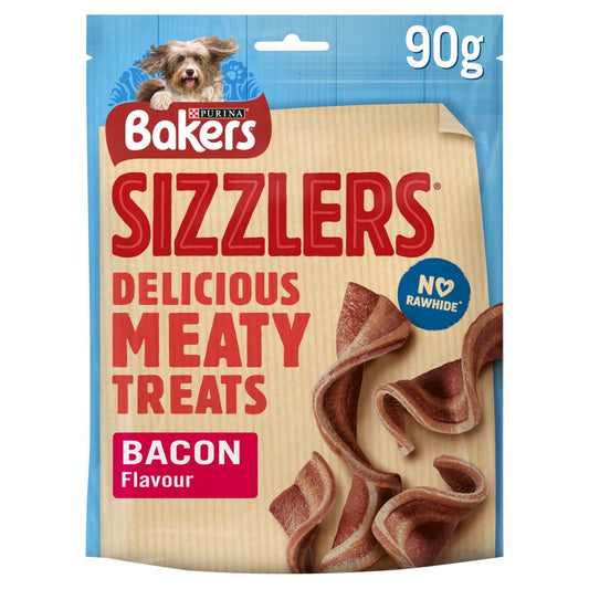 BAKERS Sizzlers Bacon Dog Treats (90g × 6 × 1)