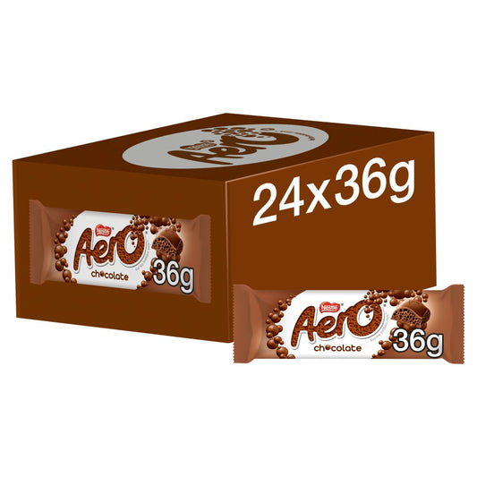 Aero Bubbly Milk Chocolate Bar (Bar × 24 × 1)