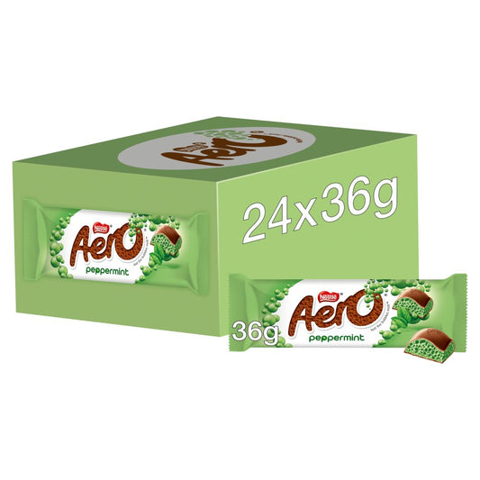 Aero Bubbly Peppermint Chocolate Bar (Bar × 24 × 1)