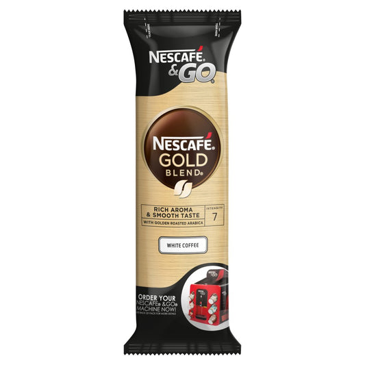 Nescafé & Go Gold Blend White Coffee 8 x 7.2g (8s × 12)