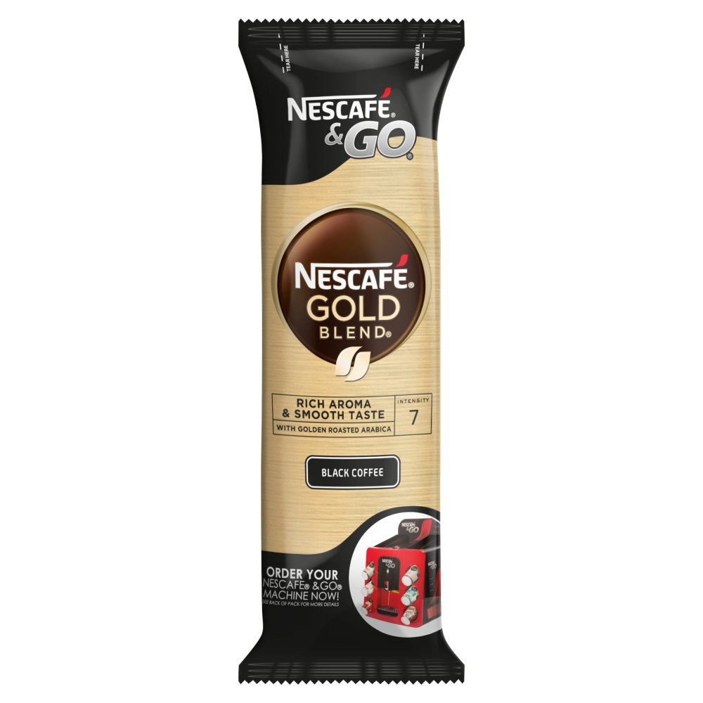 Nescafé & Go Gold Blend Black Coffee 8 x 2.4g (8s × 12)