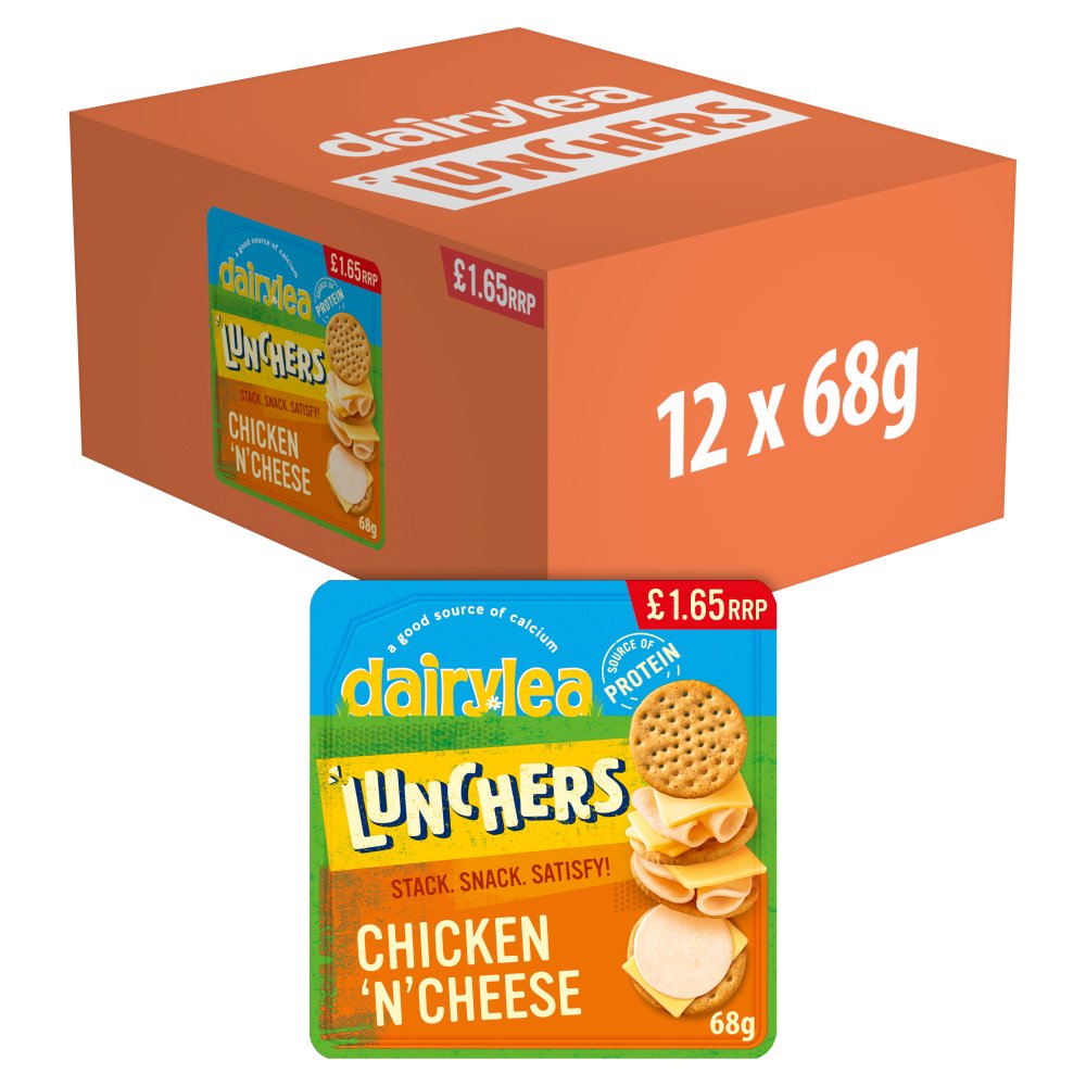 Dairylea Lunchers Chicken 'N' Cheese £1.PMP (68g × 12)