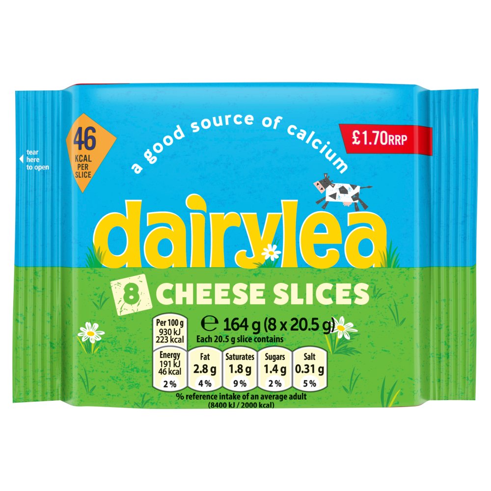 Dairylea Cheese Slices Pack £1.PMP (164g × 14)