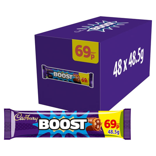 Cadbury Boost Chocolate Bar 69p PMP (Std × 48 × 1)