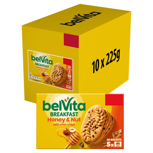 Belvita Breakfast Biscuits Honey & Nut with Choc Chips 5 Pack £1.49 PMP (5pk × 10 × 1)