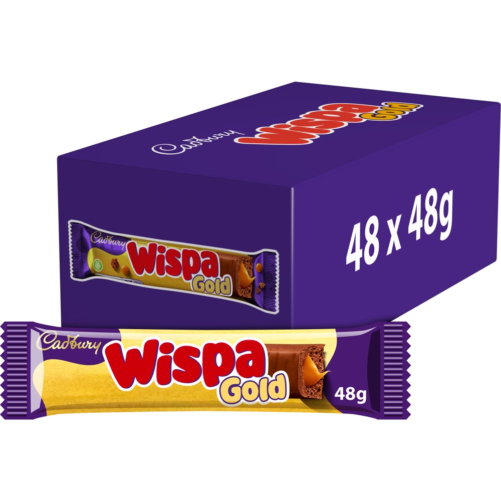 Cadbury Wispa Gold Chocolate Bar (Sgl × 48 × 1)