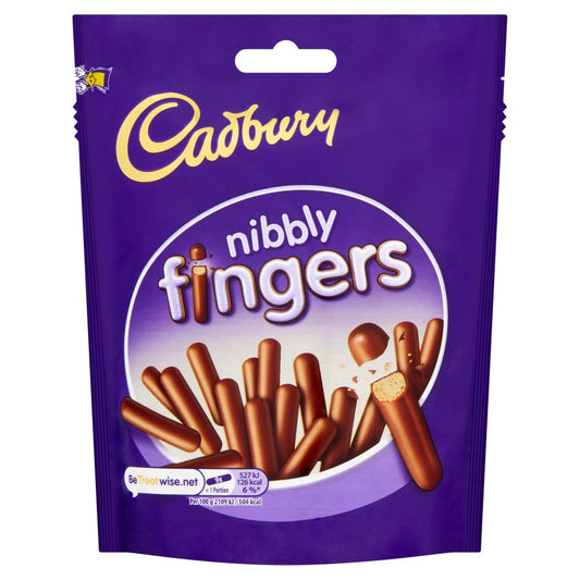 Cadbury Nibbly Chocolate Mini Fingers Biscuits (125g × 8 × 1)