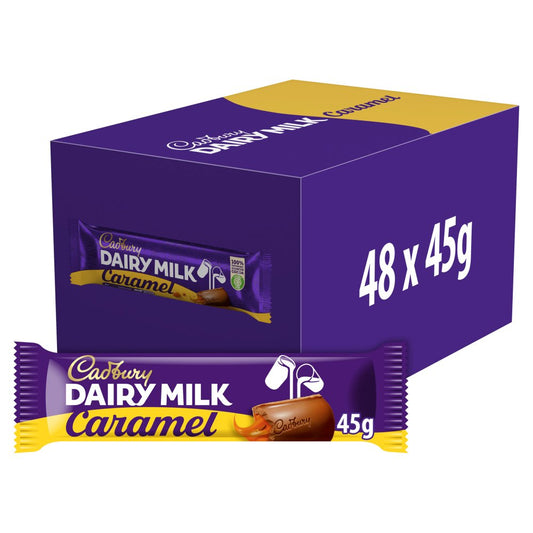 Cadbury Dairy Milk Caramel Chocolate Bar (Std × 48 × 1)