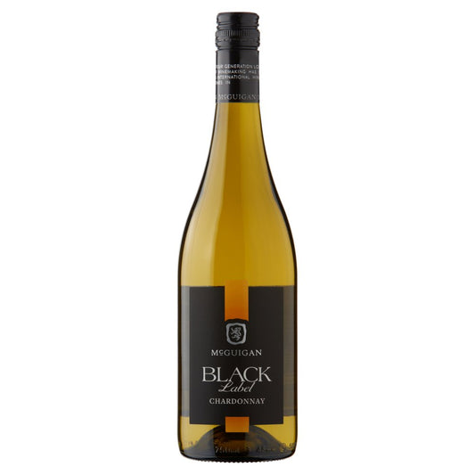 McGuigan Black Label Chardonnay Australian White Wine 75cl (75Cl × 6)