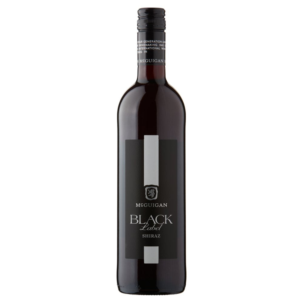 McGuigan Black Label Shiraz Australian Red Wine 75cl (75Cl x 6)