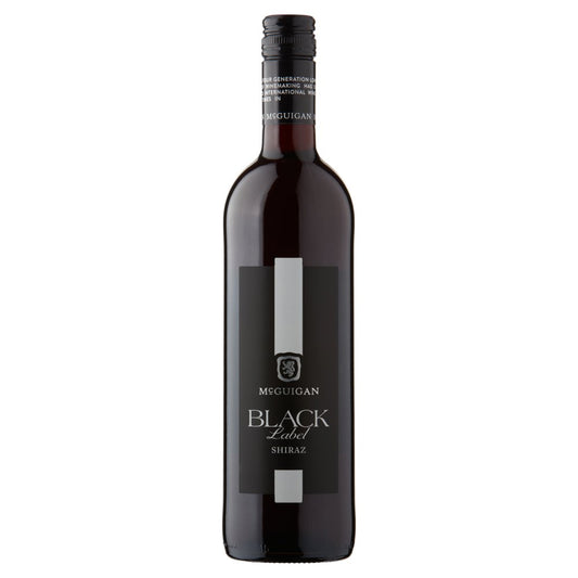McGuigan Black Label Shiraz Australian Red Wine 75cl (75Cl x 6)