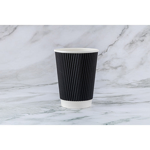 H-P Ripple Cup Bk 12Oz (25s × 20)