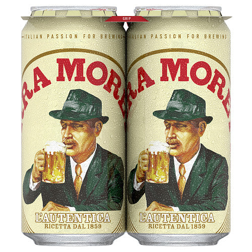 Birra Moretti Premium Lager Beer Can  (440ml × 6 × 1)