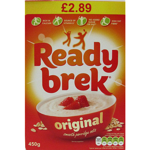 Ready brek 6x case PMP £2.89 (450g × 6 × 1)