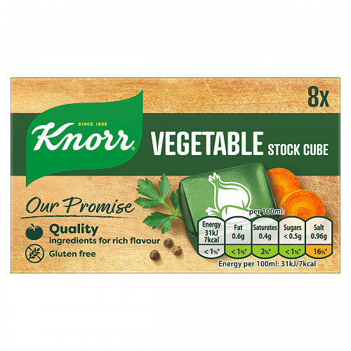 Knorr Stock Cubes Vegetable (8s × 12 × 1)