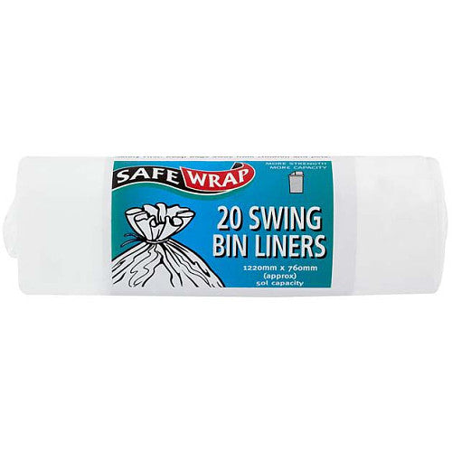 Safewrap Swing Bin Liners (20s × 4 × 6)