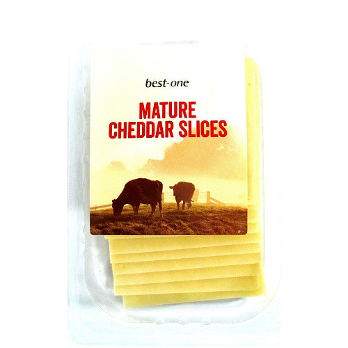 Best One Mature Cheddar Slices (200g × 10)