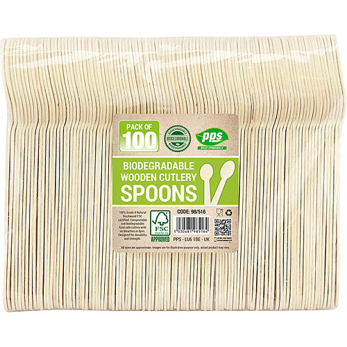 Pps Wooden Spoon (100s × 10)