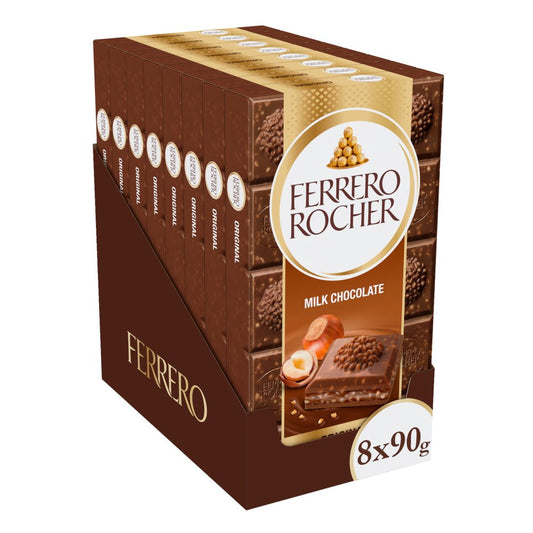 Ferrero Rocher Milk Tablet (90g × 8 × 1)