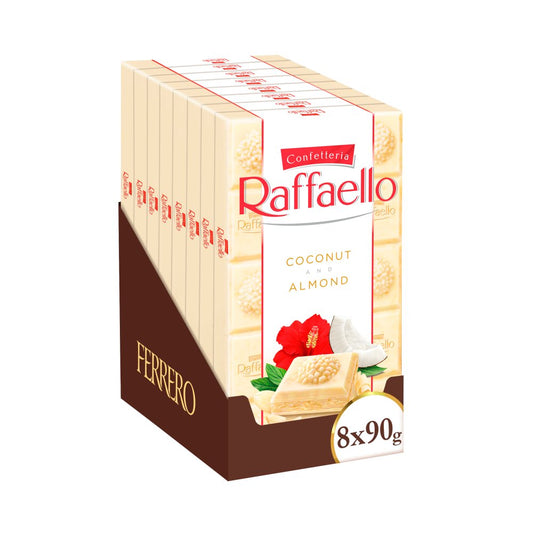 Raffaello Coconut and Almond Tablet (90g × 8 × 1)