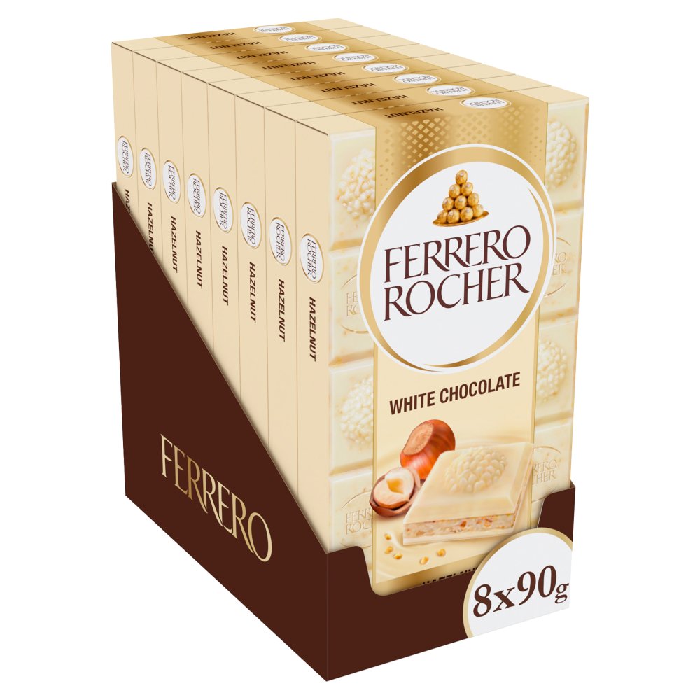 Ferrero Rocher White Tablet (90g × 8 × 1)