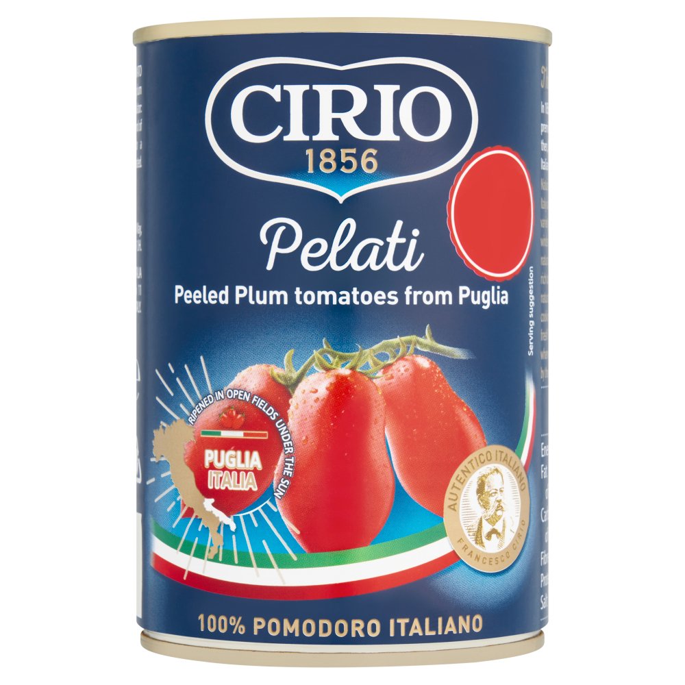 Cirio Peeled Plum Tomatoes (400g × 12 × 1)