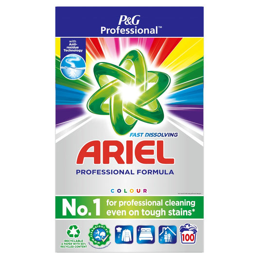 Ariel Professional Powder Detergent Color 100 Washes (100Wash × 1)