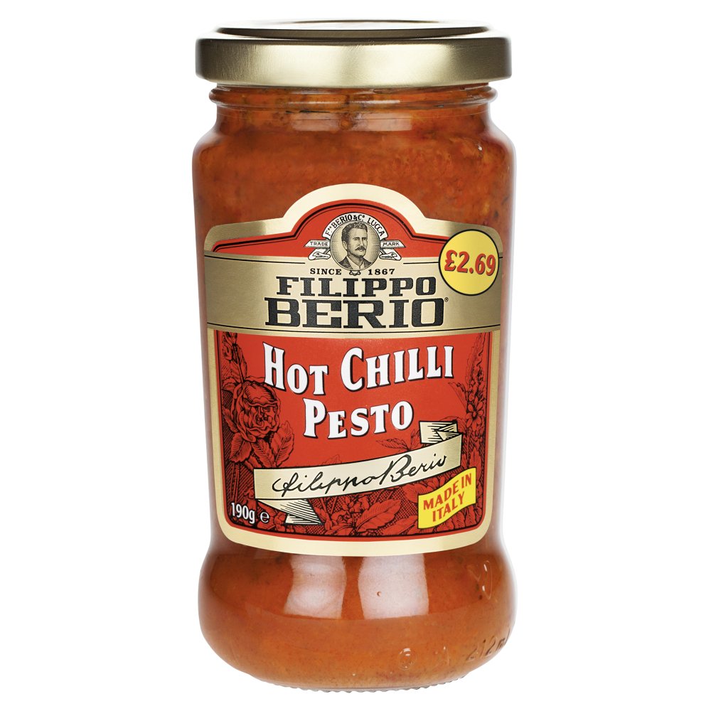 Filippo Berio Hot Chilli Pesto (190g × 6 × 1)