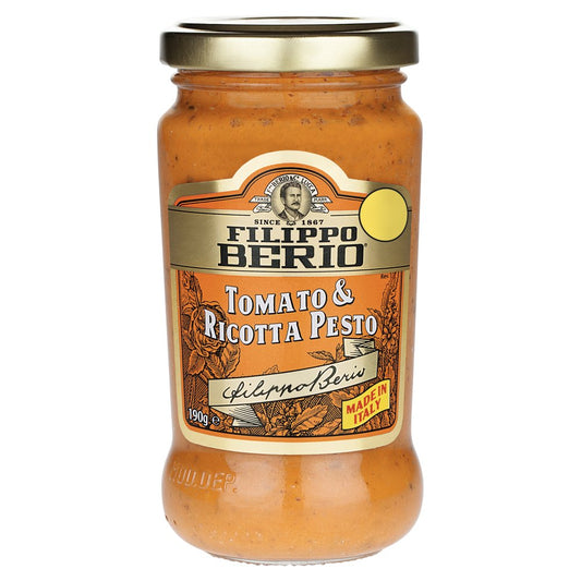 Filippo Berio Tomato & Ricotta Pesto (190g × 6 × 1)