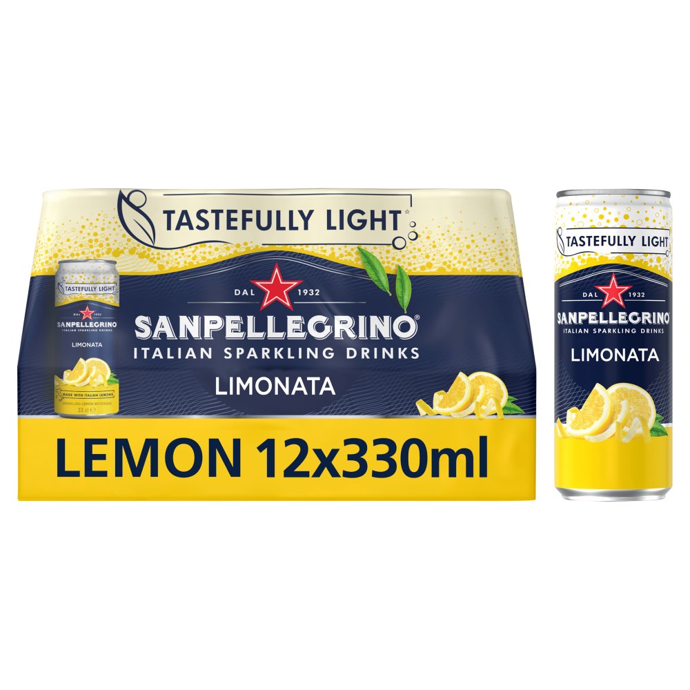 Sanpellegrino Sparkling Lemon Beverage 12x (330ml × 12 × 1)