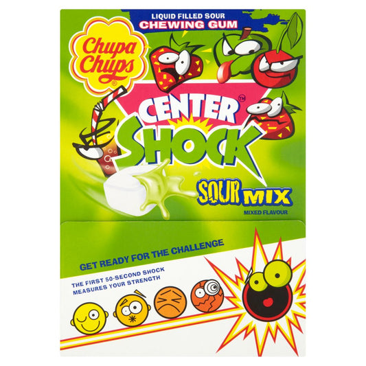 Chupa Chups 200 Center Shock Sour Mixed Flavours (4g × 200 × 1)