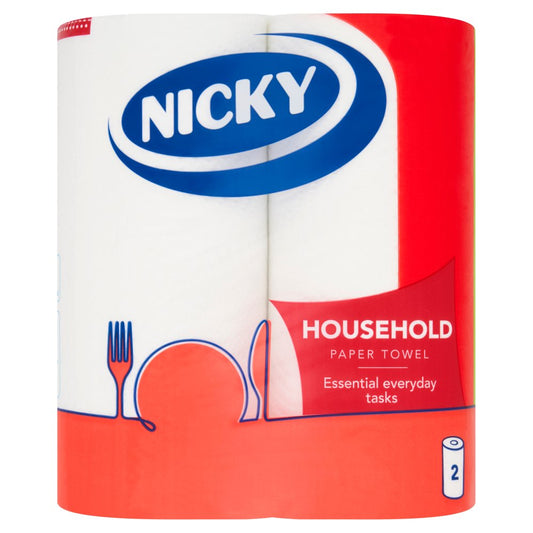 Nicky Household Paper Towel 2 Rolls (2Roll × 10 × 1)