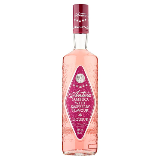 Antica Sambuca with Raspberry Flavour Liqueur 70cl (70Cl × 6)